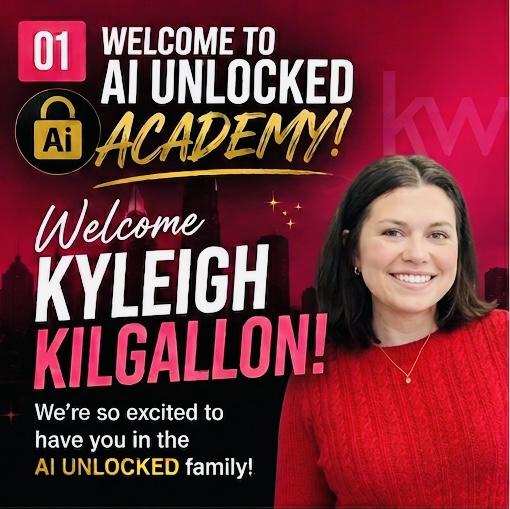 🎉🌟 EVERYONE HELP US GIVE A HUGE AI UNLOCKED ACADEMY WELCOME TO KYLEIGH KILGALLON! 🌟🎉