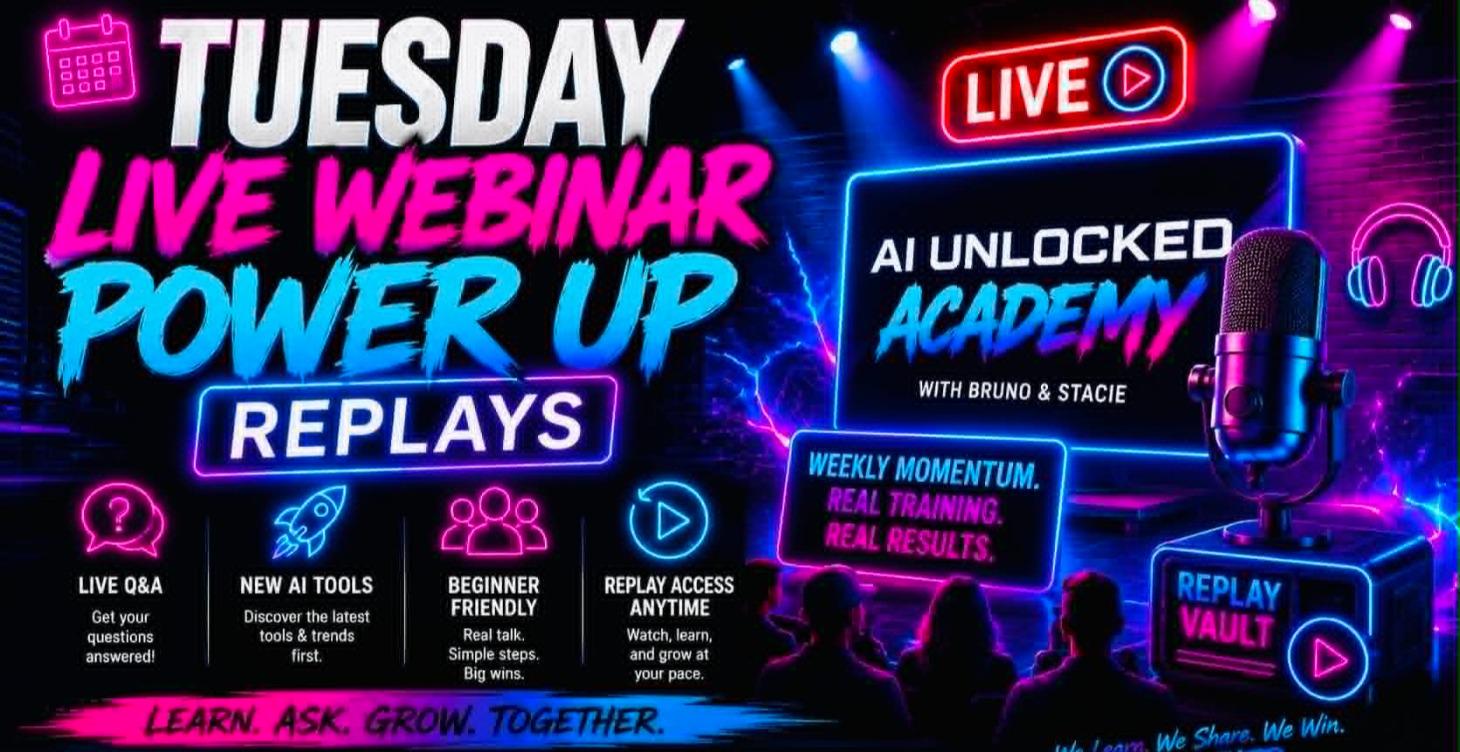LIVE WEBINAR REPLAYS
