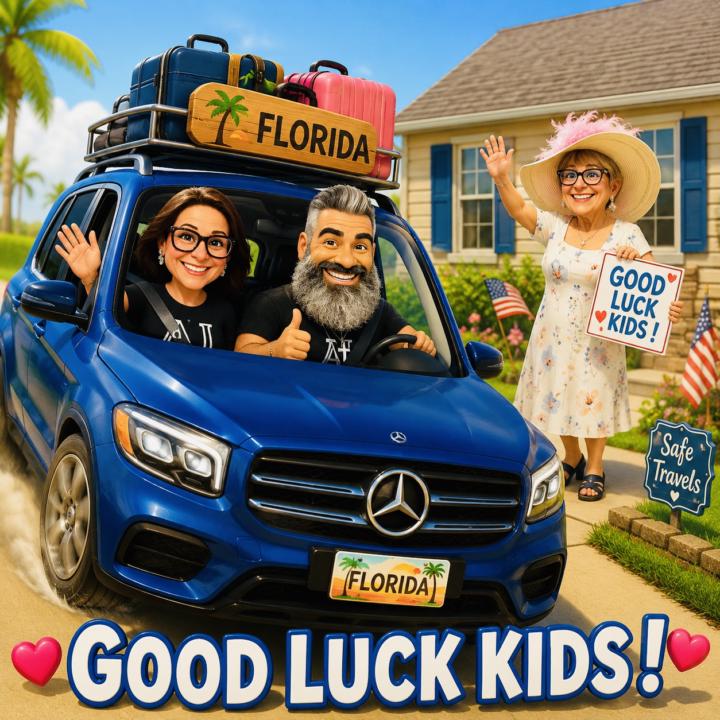   🚙☀️ Florida bound! 🌴❤️