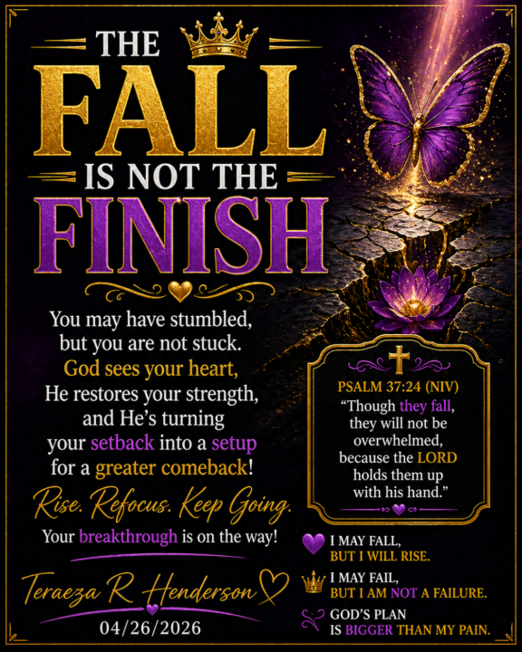 THE FALL IS NOT THE FINISHED 