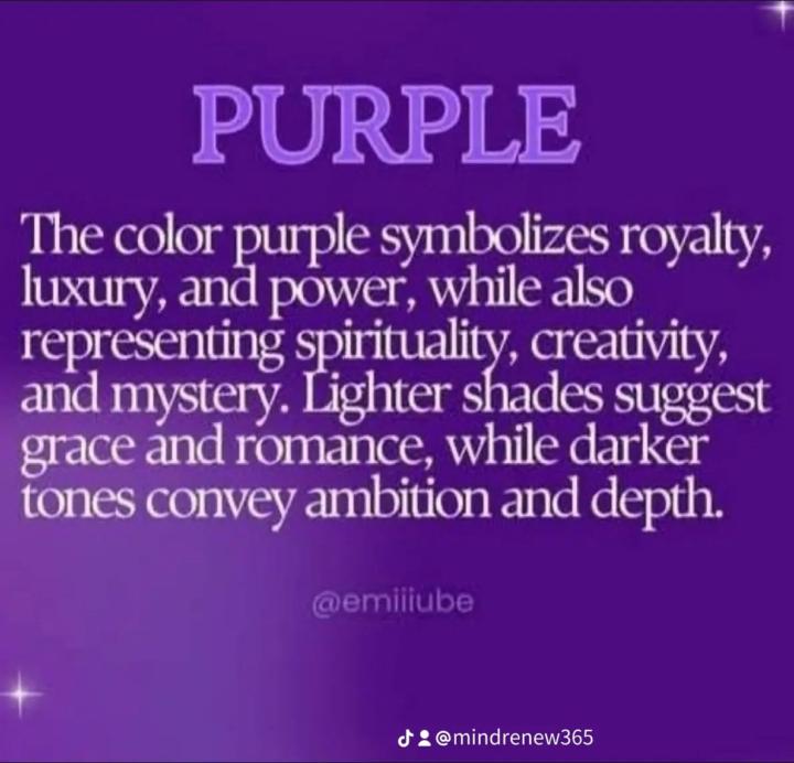 I love Purple 💜