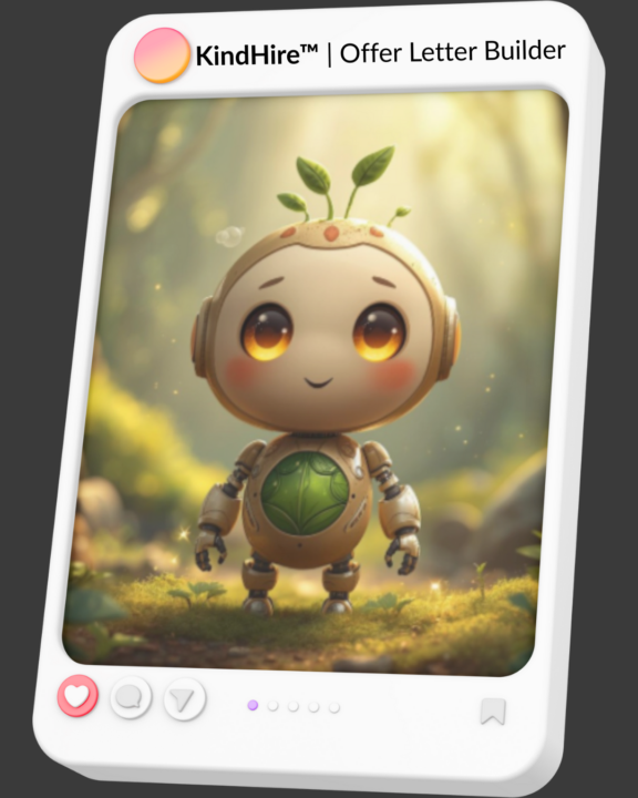 KindHire™ | Offer Letter Builder is now live 🌱