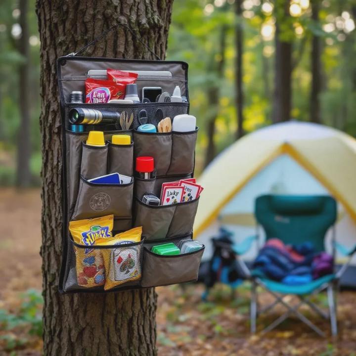 Ultimate Campsite Hack: Hang-Up Organizer