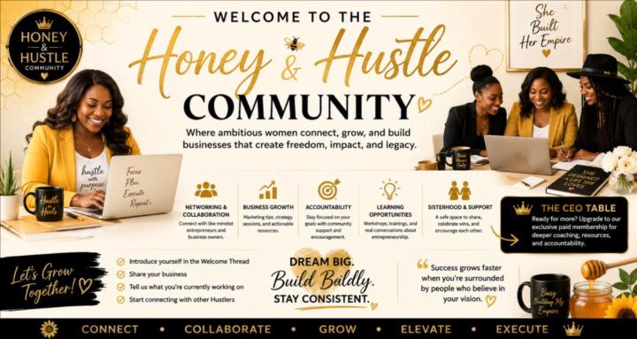 Honey & Hustle CEO Table