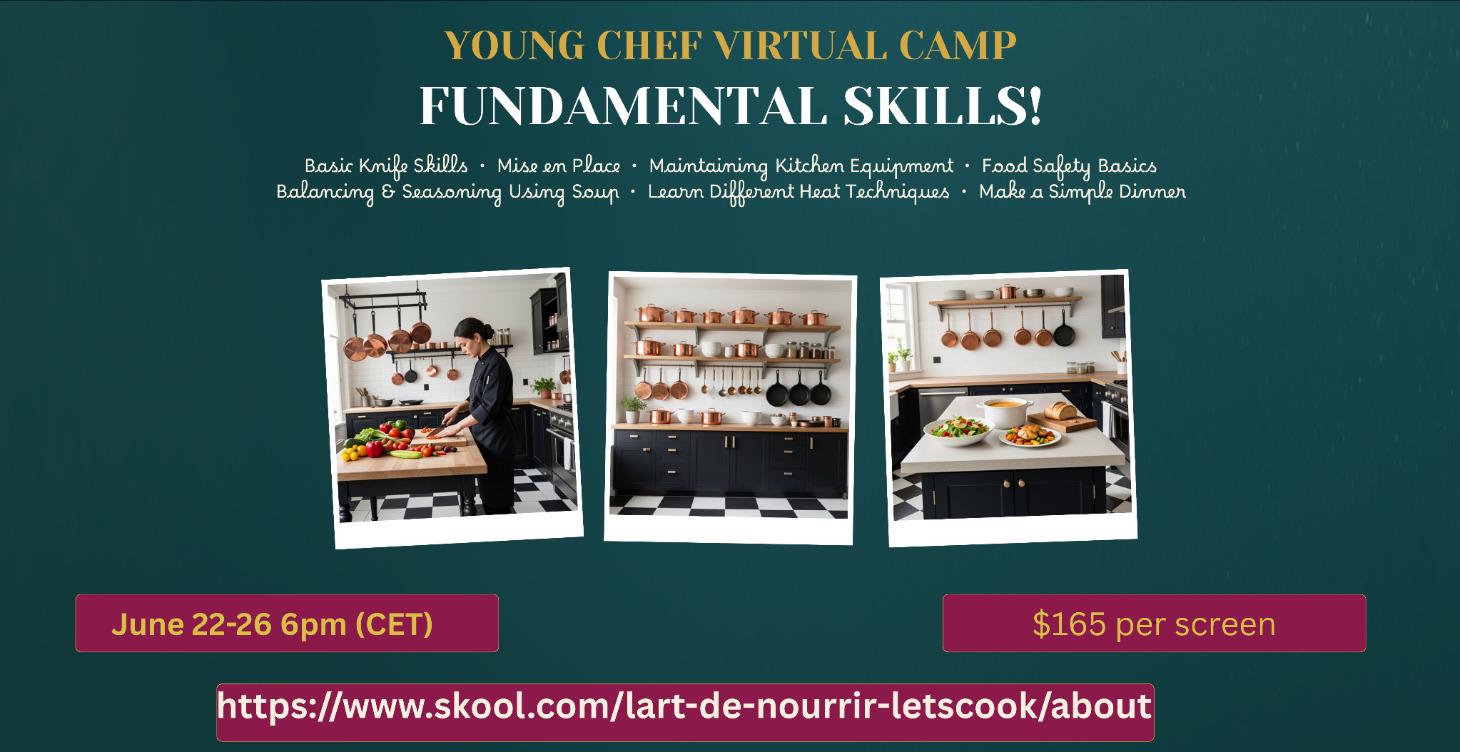 FUNdamental Skills- YOUNG CHEF CAMP SERIES