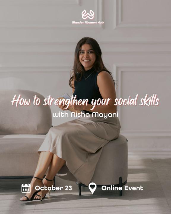 Join us for a workshop with Nisha this Thursday