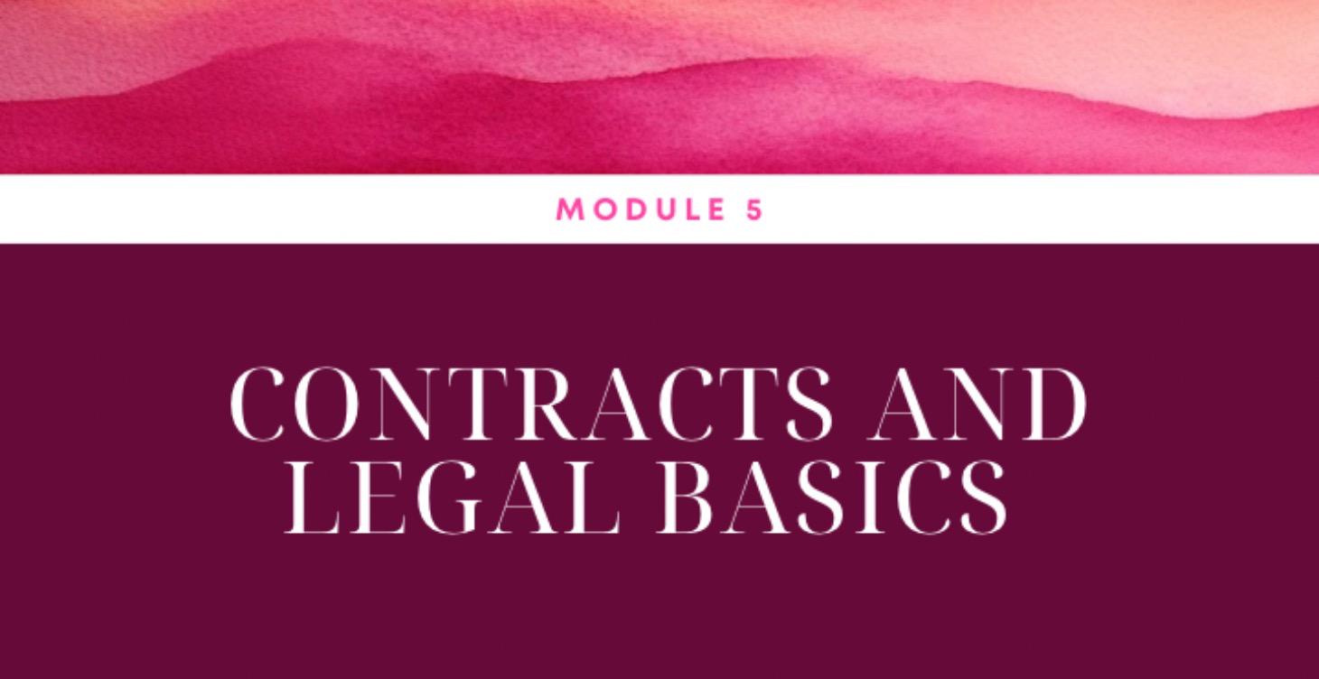 Module 5: Contracts and Legal Basics