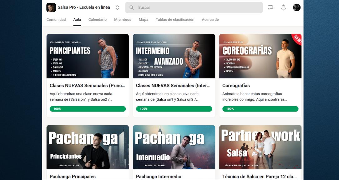Salsa Pro - Escuela online