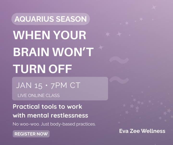 Aquarius Season Class — Jan 15 at 7pm CT