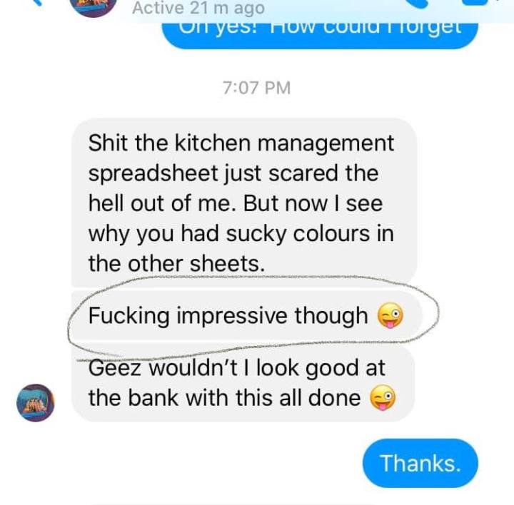My first consulting client 