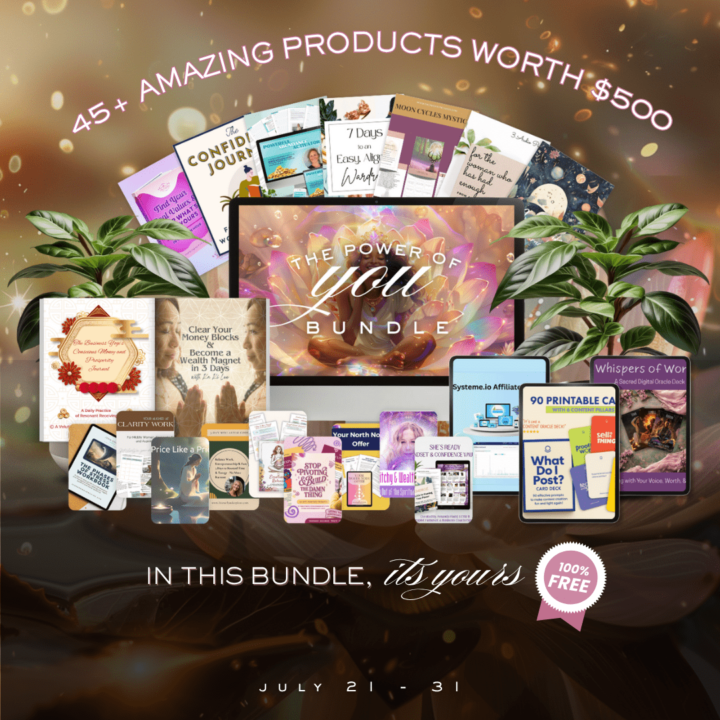 Grab the Power of You Bundle! It's FREE! 