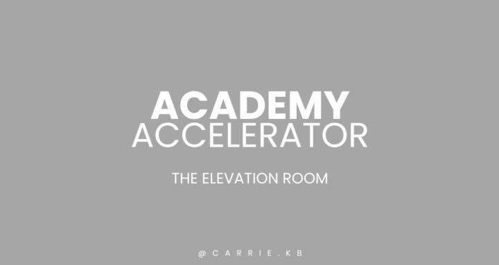 Elevation Room (PMU Educators)