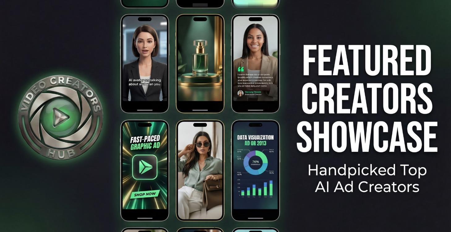 Featured Creators Showcase (Top AI Ad Creators)