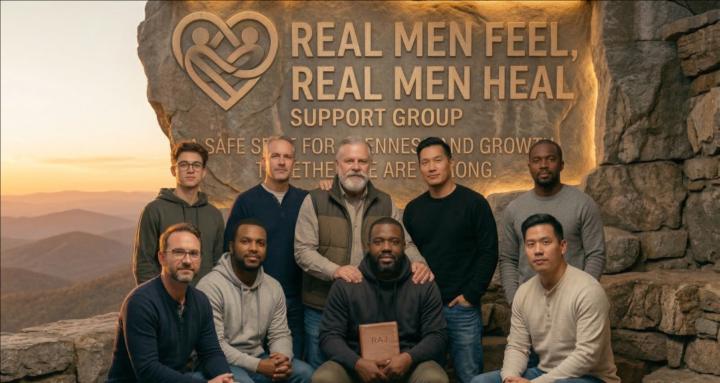 Real Men Feel, Real Men Heal 