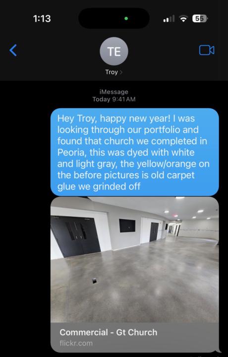 This Text probably just closed an open $23k estimate