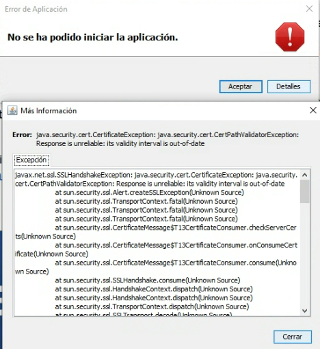 Problemas al iniciar GenBox