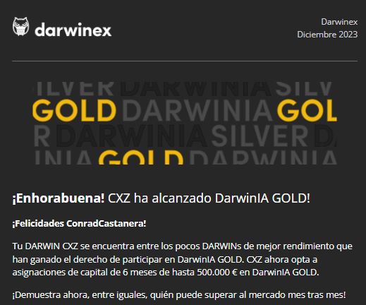 Mi Darwin CXZ en DarwinIA GOLD 🤯