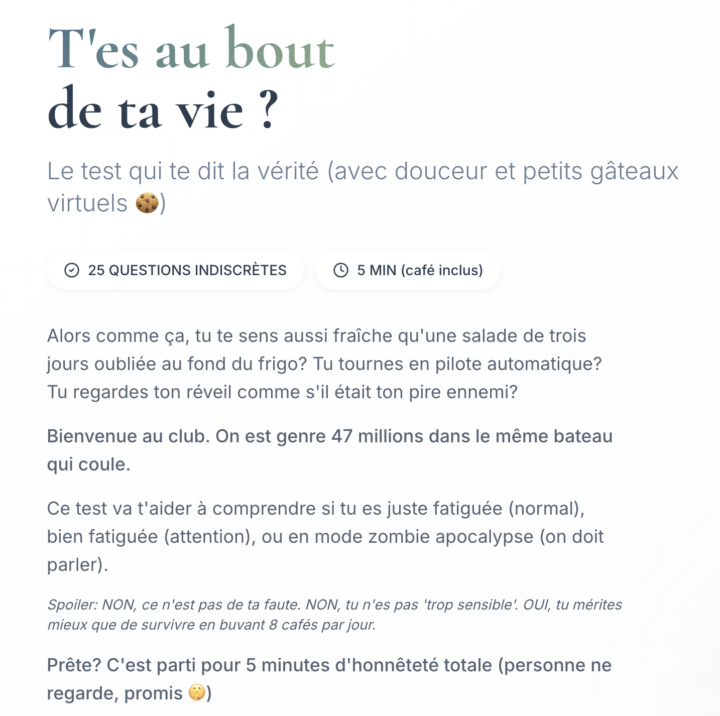 Tu es où là ?