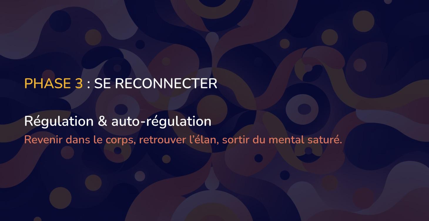 Phase 3 -  Se reconnecter
