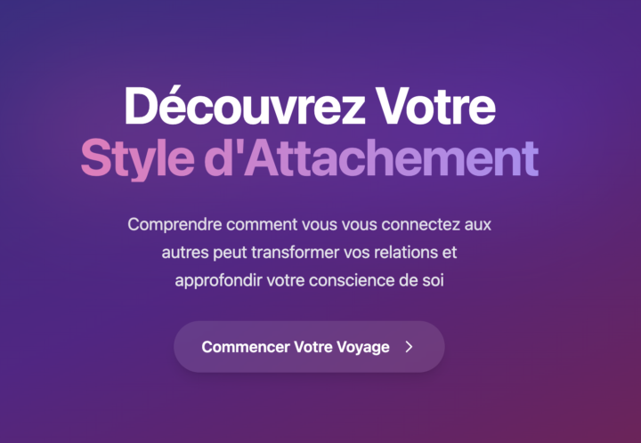 Tu connais ton style d'attachement ?