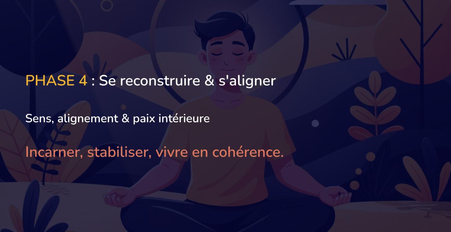 Phase 4 - Se reconstruire & s'aligner