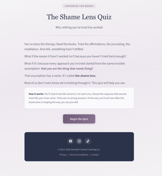 🔥 New! The UnShaming Lens Quiz