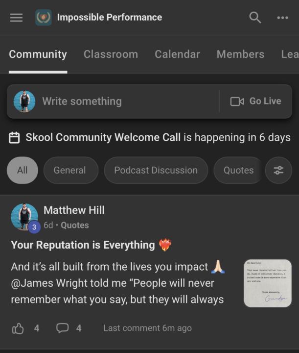 First Group Welcome Call Tomorrow!