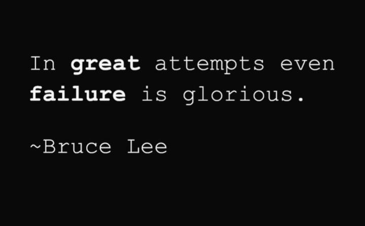 Embrace Failure…
