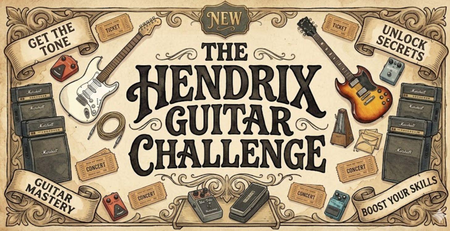 4-Day Jimi Hendrix Guitar Challenge