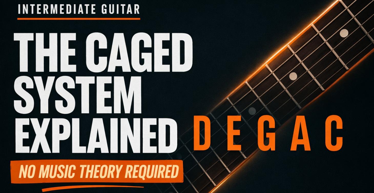 CAGED explained ( No Music Theory )