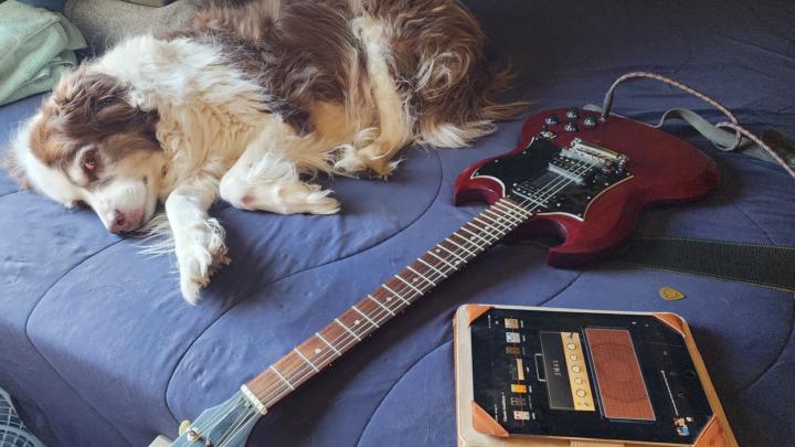 When did you stop playing guitar?