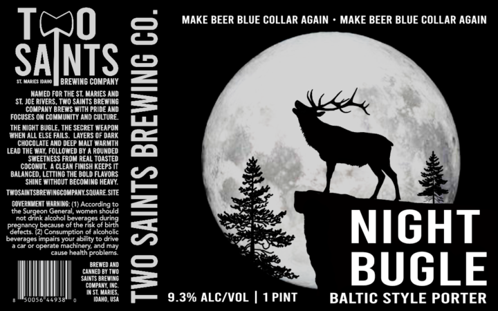 Stickers, logos, and beer labels