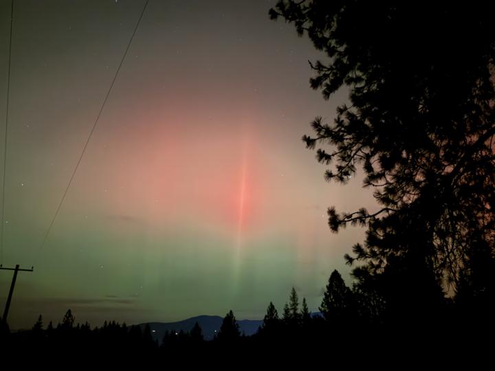 Northern lights at the brewery last night