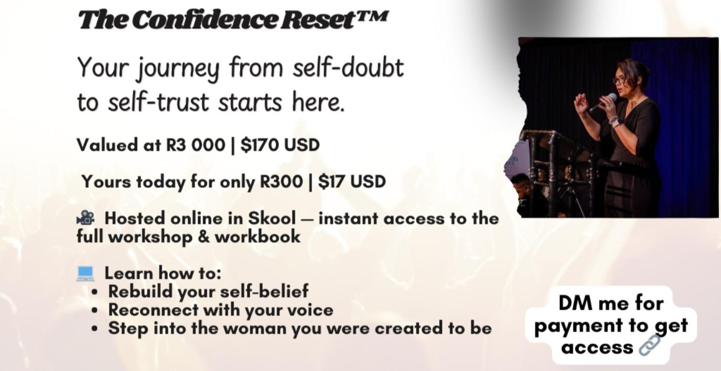The Confidence Reset - Paid Course