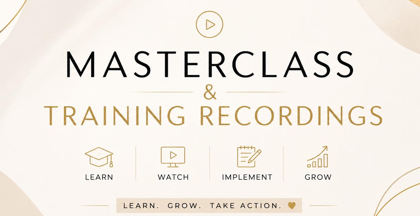 Masterclasses & Trainings