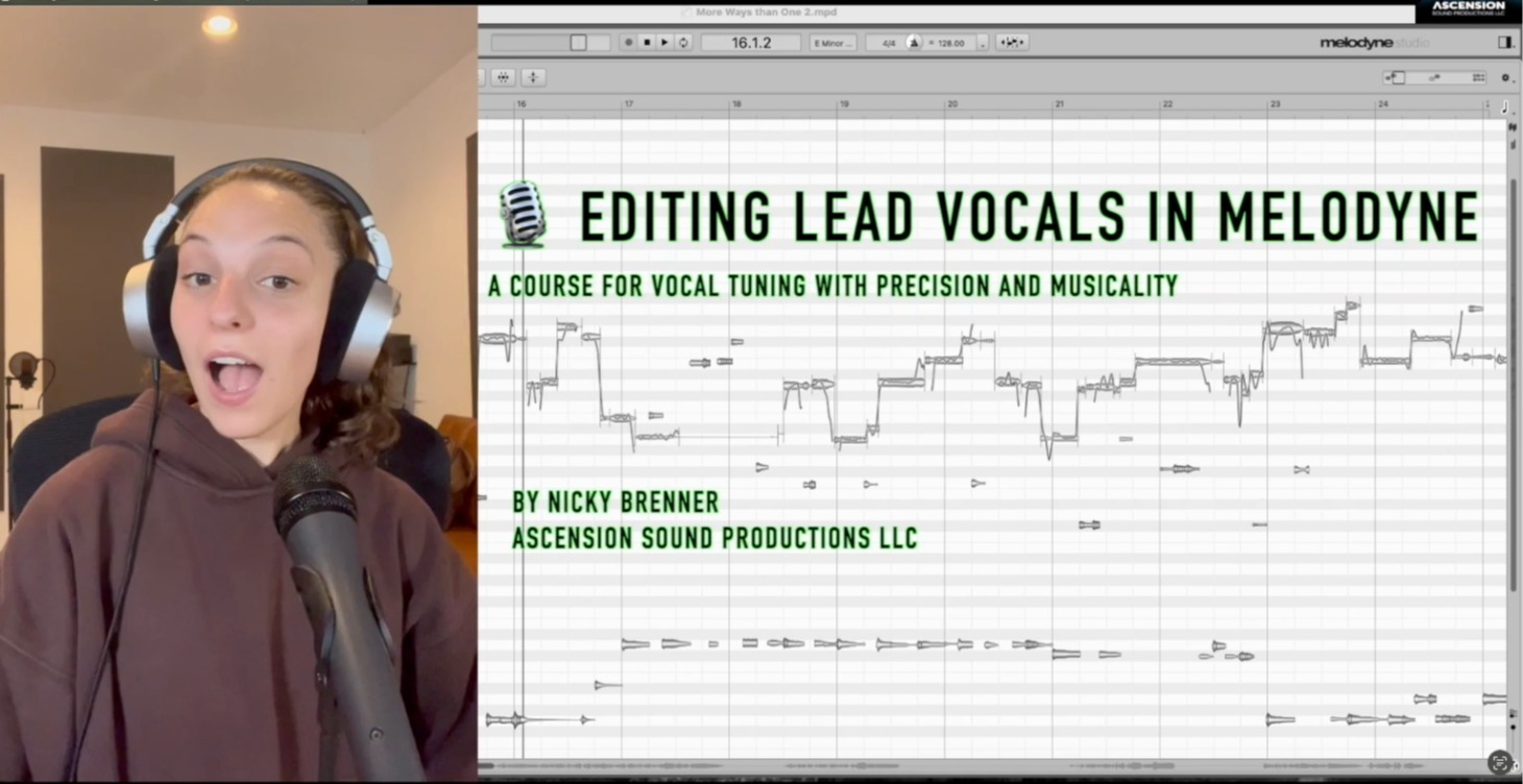 Editing Lead Vocals in Melodyne