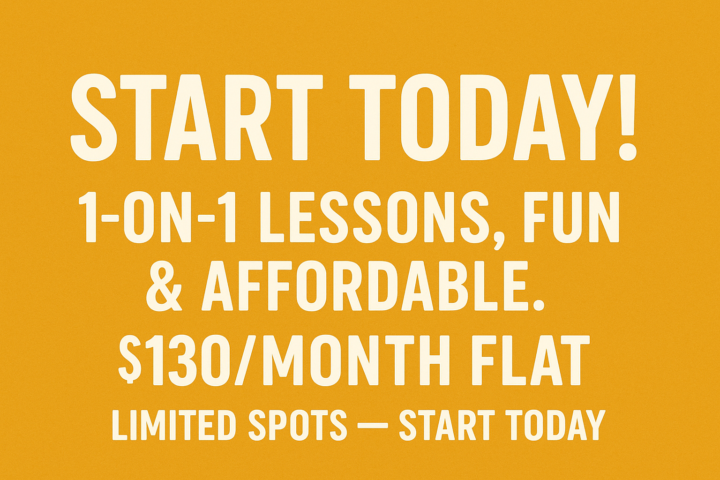 “Private Zoom Lessons – Simple, Fun, Affordable”