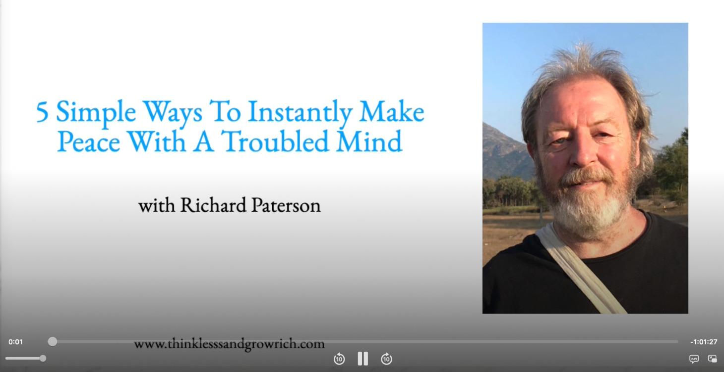 5  Simple Ways to Make Peace With a Troubled Mind