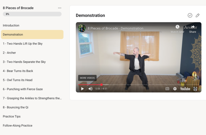 New Course Available - 8 Pieces of Brocade