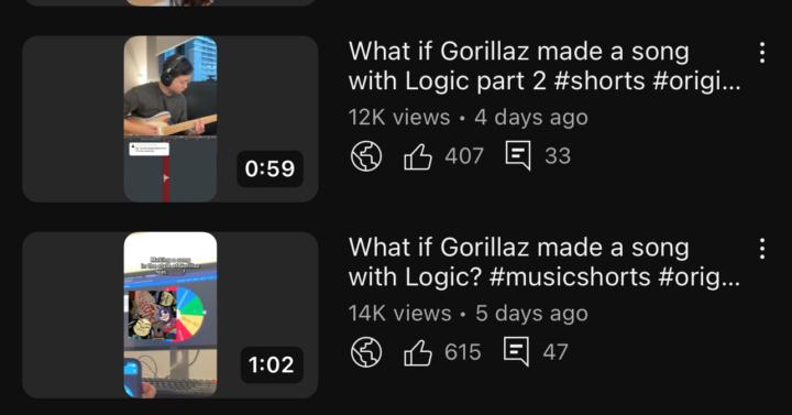 Got two videos on YouTube shorts over 10k views!