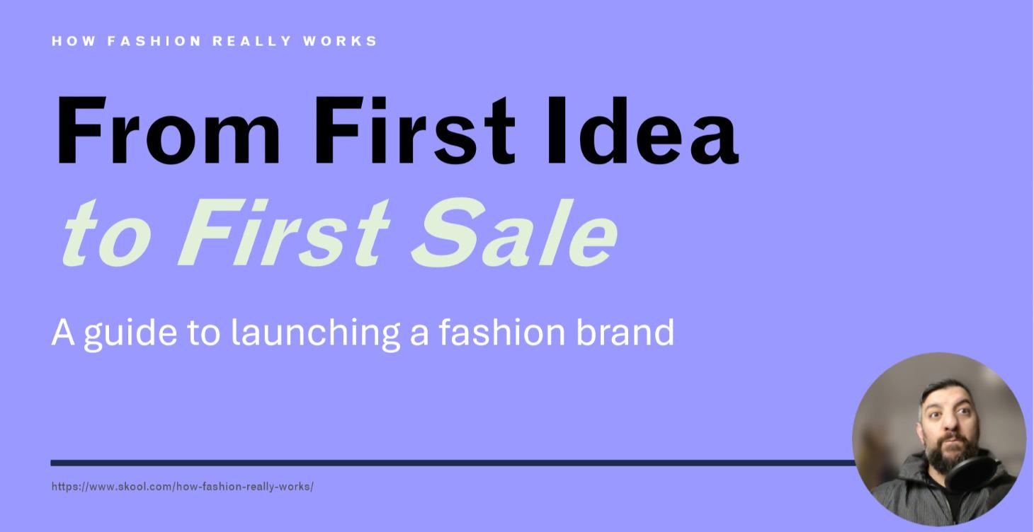 From First Idea to First Sale
