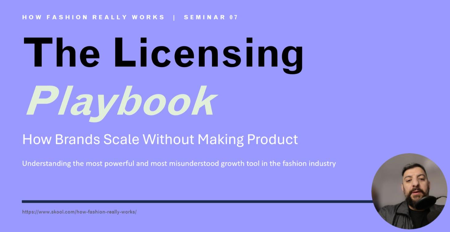 The Licensing Playbook