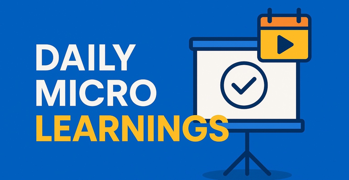 MICRO LEARNINGS