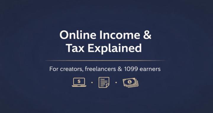 Online Income & Tax Explained