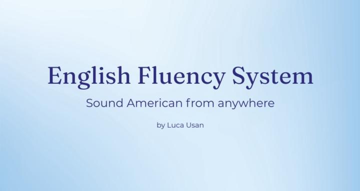 English Fluency System 