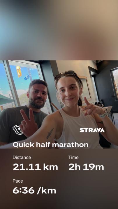 Half-marathon complete!!