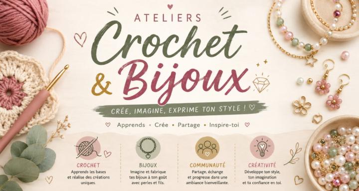 Ateliers Crochet et Bijoux