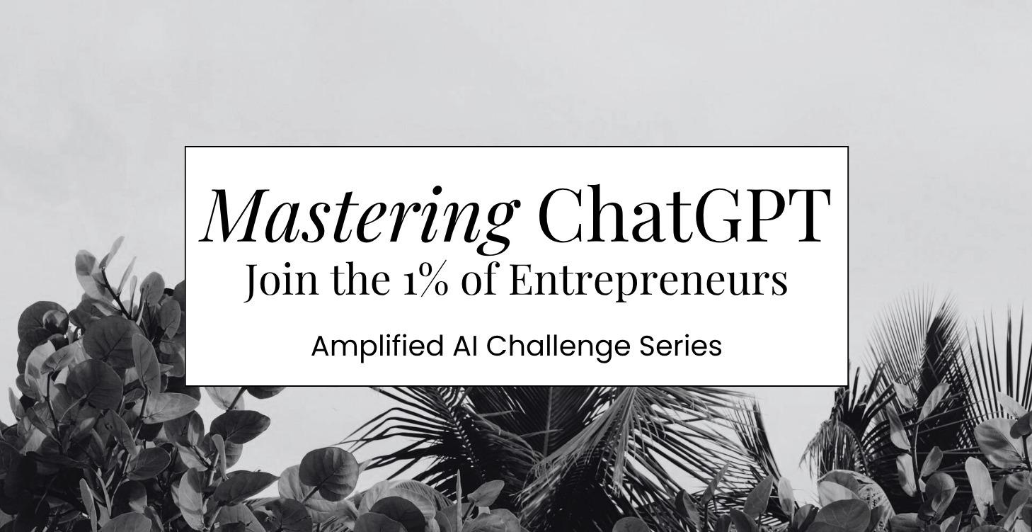 Mastering ChatGPT Workshop