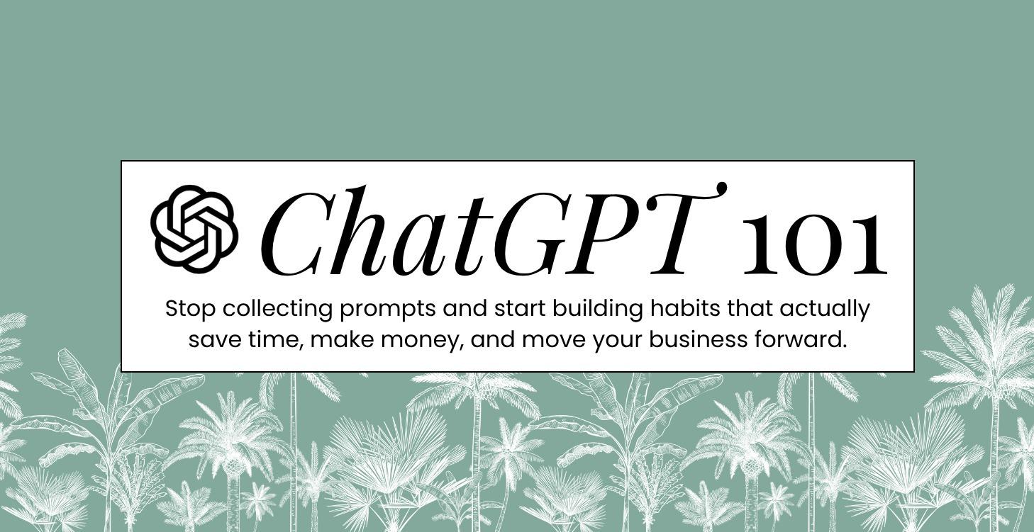 ChatGPT 101