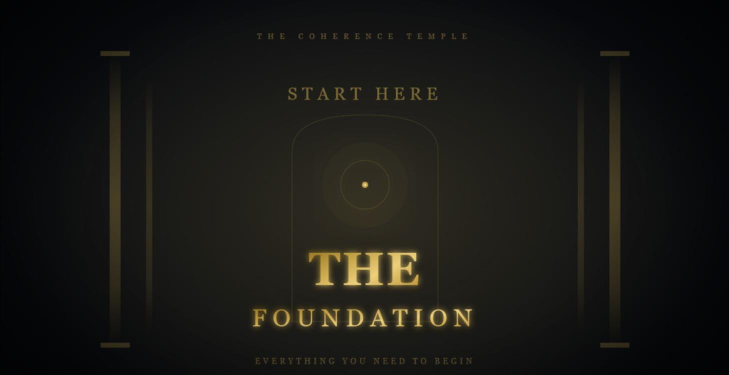 Start Here - The Foundation